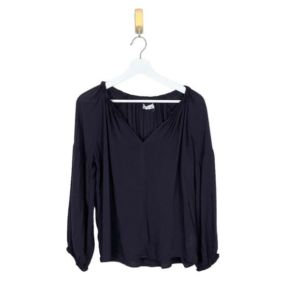 Velvet by Graham & Spencer Elaine Peasant Top Size Small - Picture 3 of 8